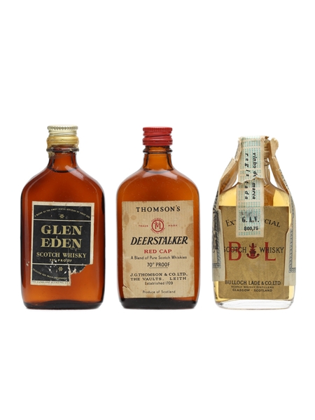 3 x Blended Scotch Whisky Miniature 