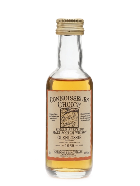 Glenlossie 1969 Connoisseurs Choice Bottled 1980s-1990s - Gordon & MacPhail 5cl / 40%