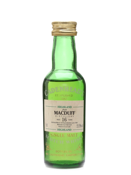 Macduff 1978 16 Year Old Cadenhead's 5cl / 55.8%