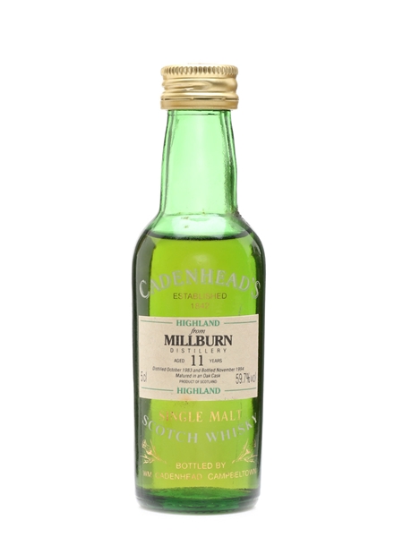 Millburn 1983 11 Year Old Cadenhead's 5cl / 59.7%