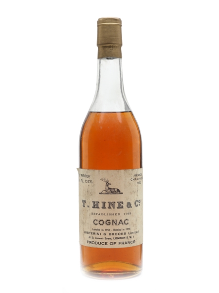 Hine 1952 Landed 1953, Bottled 1973 - Justerini & Brooks 68cl / 40%