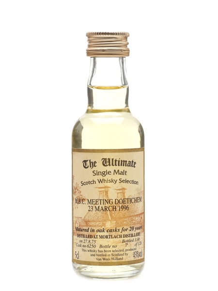 Mortlach 1975 20 Year Old Van Wees 5cl / 43%