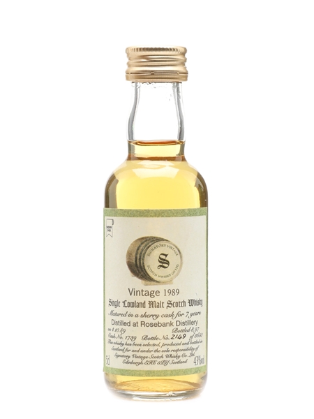 Rosebank 1989 7 Year Old Signatory 5cl / 43%