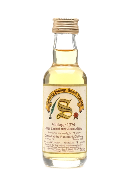 Rosebank 1974 18 Year Old Signatory 5cl / 43%