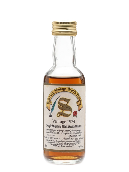 Longmorn 1974 15 Year Old Signatory 5cl / 46%