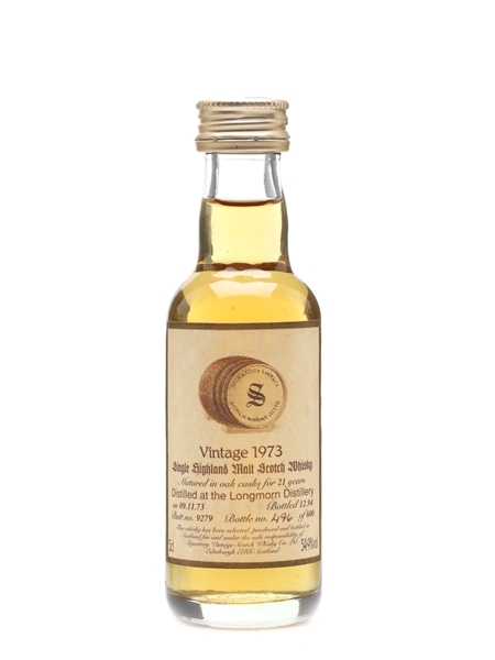 Longmorn 1973 21 Year Old Signatory 5cl / 54.9%