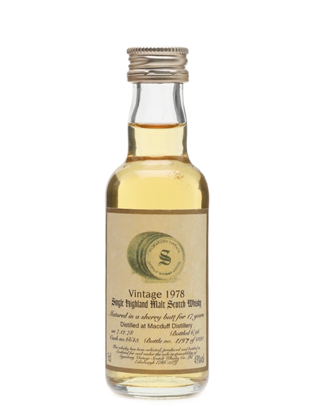 Macduff 1978 17 Year Old Signatory 5cl / 43%