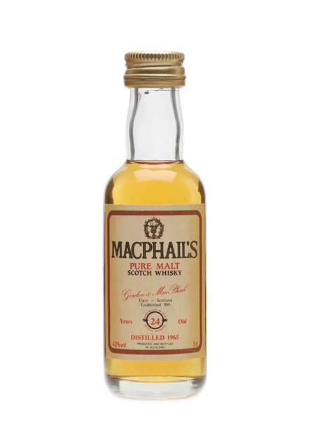 MacPhail's 1965 24 Year Old Gordon & MacPhail 5cl / 40%