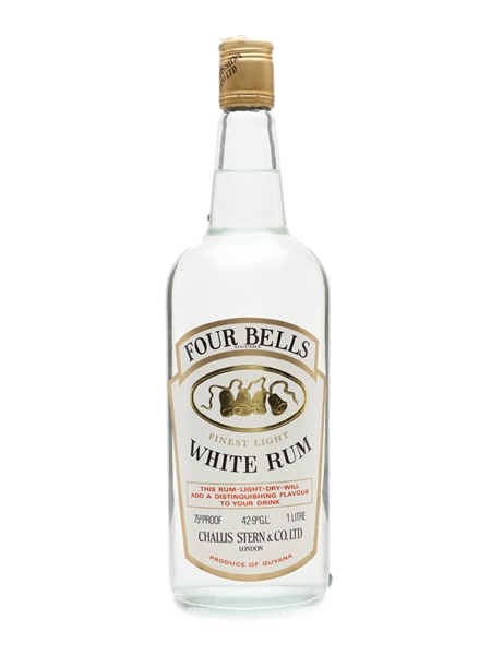 Four Bells White Rum Bottled 1970s 100cl / 42.9%