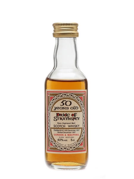 G & M Pride Of Strathspey 1937 50 Year old 5cl / 40%