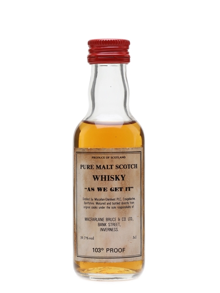 Macallan Glenlivet 103 Proof As We Get It 5cl / 59.7%