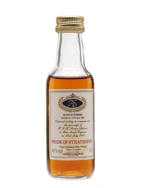 Pride of Strathspey 1959 & 1960 Royal Wedding Gordon & MacPhail 5cl / 40%