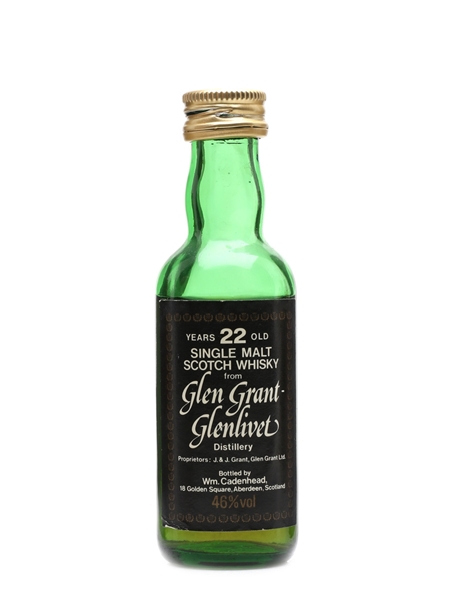 Glen Grant Glenlivet 22 Year Old Cadenhead's 5cl / 46%