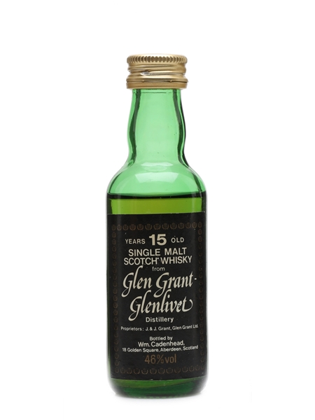 Glen Grant Glenlivet 15 Year Old Cadenhead's 5cl / 46%