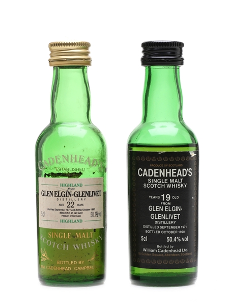 Glen Elgin Glenlivet 1971 Cadenhead's 2 x 5cl