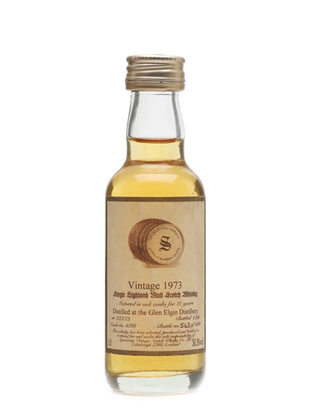 Glen Elgin 1973 21 Year Old Signatory 5cl / 50.3%