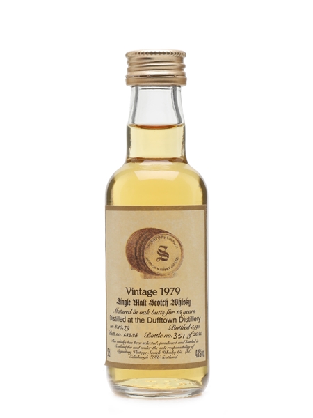 Dufftown 1979 15 Year Old Signatory 5cl / 43%