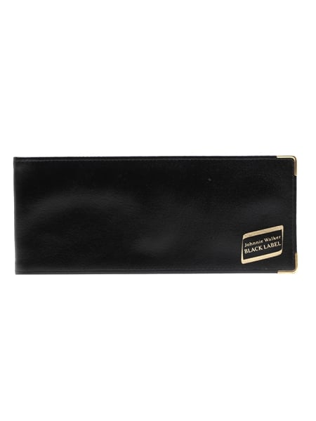 Johnnie Walker Black Label Chequebook Holder Leather 