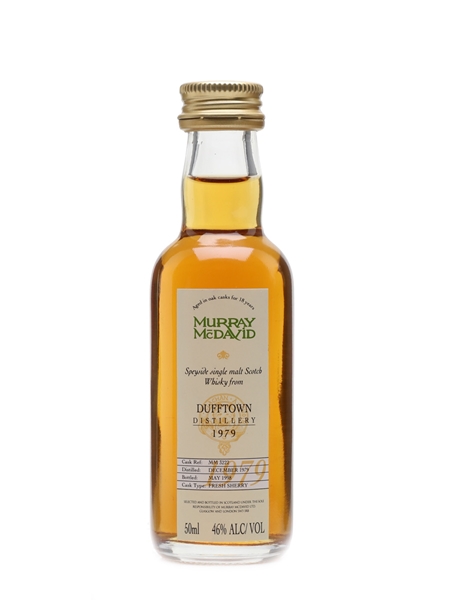 Dufftown 1979 18 Year Old Bottled 1998 - Murray McDavid 5cl / 46%