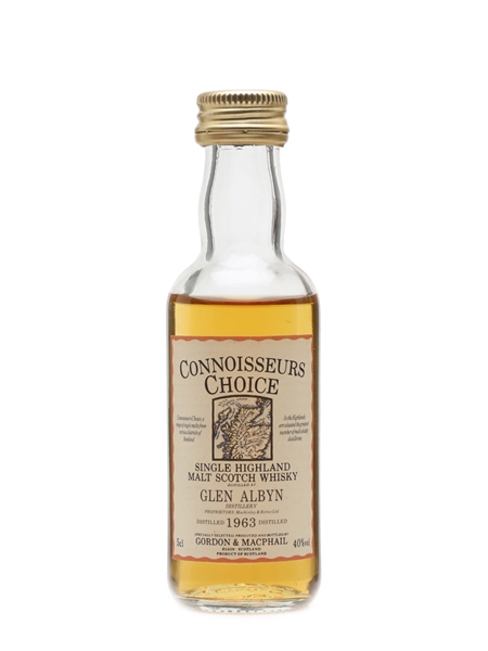 Glen Albyn 1963 Gordon & MacPhail 5cl / 40%