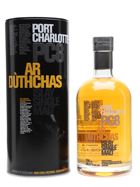 Port Charlotte PC8 - 8 Year Old Ar Duthchas 70cl / 60.5%