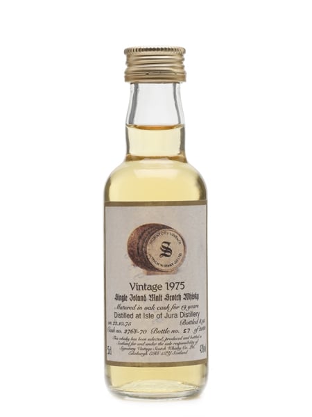 Isle Of Jura 1975 19 Year Old Signatory 5cl / 43%