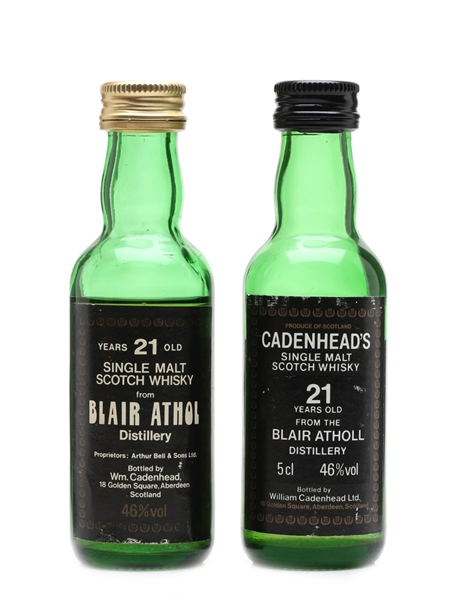 Blair Athol 21 Year Old Cadenhead's 2 x 5cl / 46%