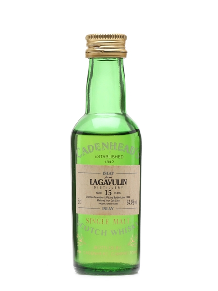 Lagavulin 1978 15 Year Old Cadenhead's 5cl / 64.4%