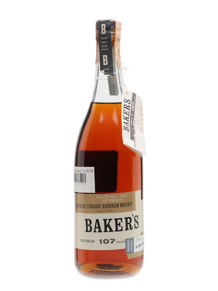 Baker's 7 Year Old 107 Proof Bourbon Batch No. B-85-001 75cl / 53.5%