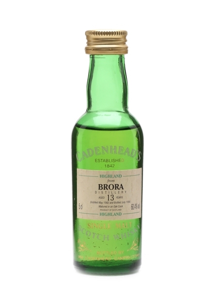 Brora 1982 13 Year Old Cadenhead's 5cl / 60.4%