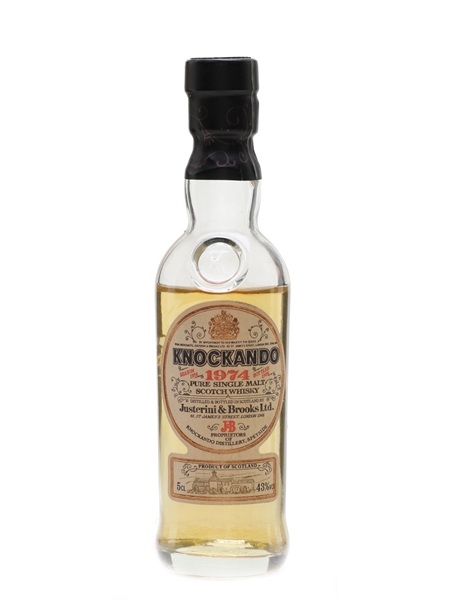 Knockando 1974 Bottled 1986 Justerini & Brooks 5cl / 43%