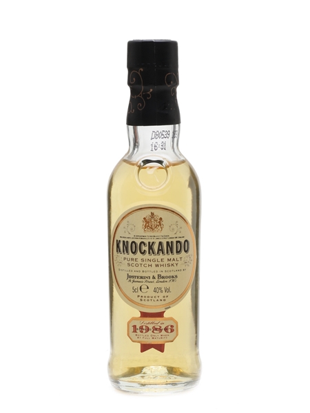 Knockando 1986 Bottled 1998 Justerini & Brooks 5cl / 40%