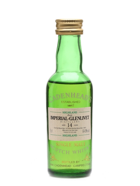 Imperial-Glenlivet 1979 14 Year Old Cadenhead's 5cl / 64.9%