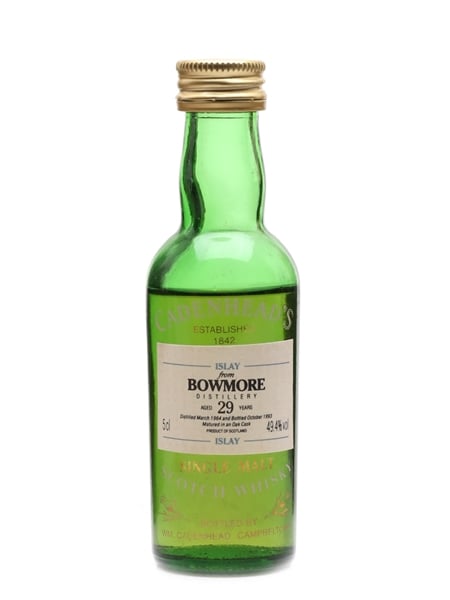 Bowmore 1964 29 Year Old Cadenhead's 5cl / 49.4%