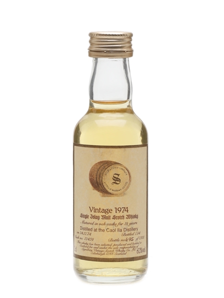 Caol Ila 1974 19 Year Old Signatory 5cl / 61.1%