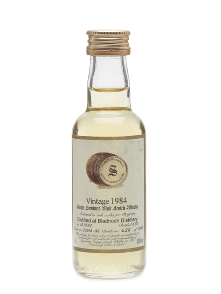 Bladnoch 1984 10 Year Old Signatory 5cl / 43%