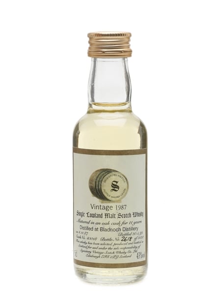 Bladnoch 1987 11 Year Old Signatory 5cl / 43%