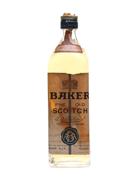 Baker Fine Old Scotch Bottled 1960s 75cl / 40%