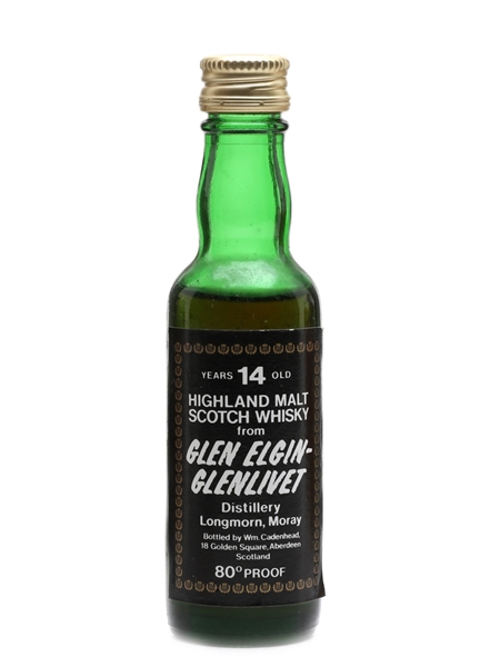 Glen Elgin Glenlivet 14 Year Old Cadenhead's 5cl / 46%