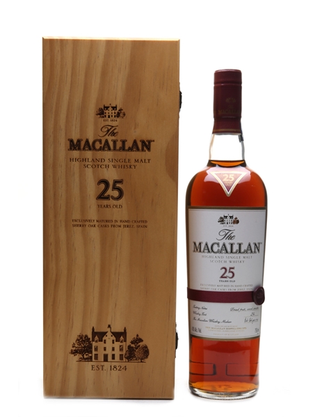 Macallan 25 Year Old Sherry Oak 70cl / 43%