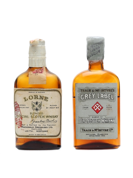 2 x Blended Scotch Whisky Miniature 