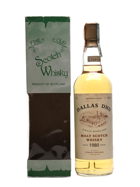 Dallas Dhu 1980 Bottled 2001 Gordon & MacPhail 70cl / 40%