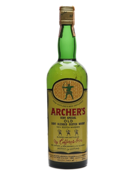 Archer's Very Special Old Light Bottled 1960s - 1970s 75cl / 43%