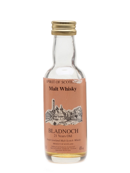 Bladnoch 21 Year Old Spirit Of Scotland 5cl / 43%