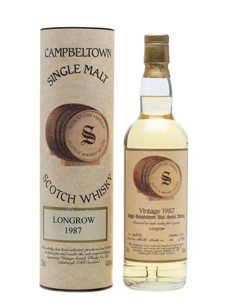 Longrow 1987 8 Years Old Cask #136-38 70cl