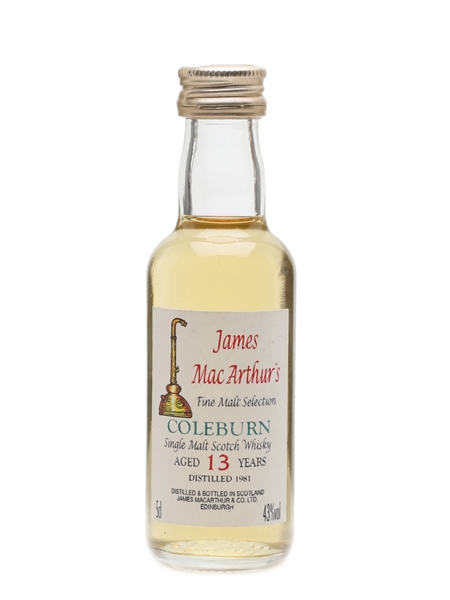 Coleburn 1981 13 Year Old James MacArthur's 5cl / 43%