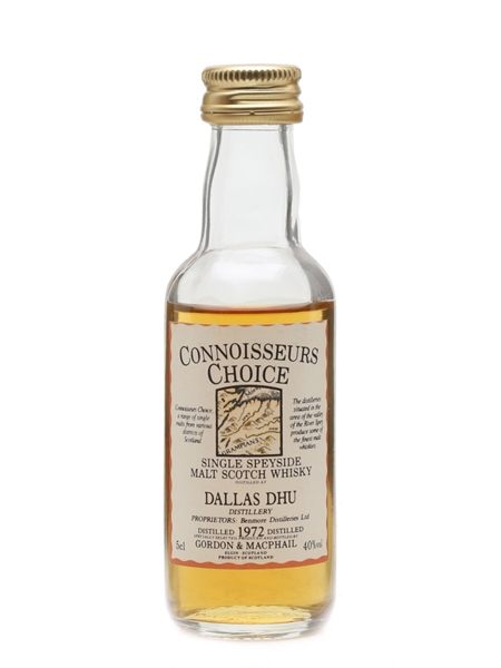 Dallas Dhu 1972 Gordon & MacPhail 5cl / 40%