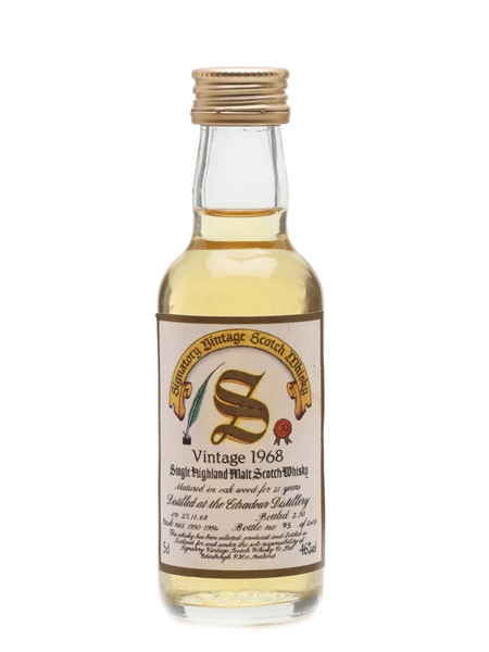 Edradour 1968 21 Year Old Signatory 5cl / 46%