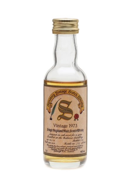 Balvenie 1973 16 Year Old Signatory 5cl / 46%