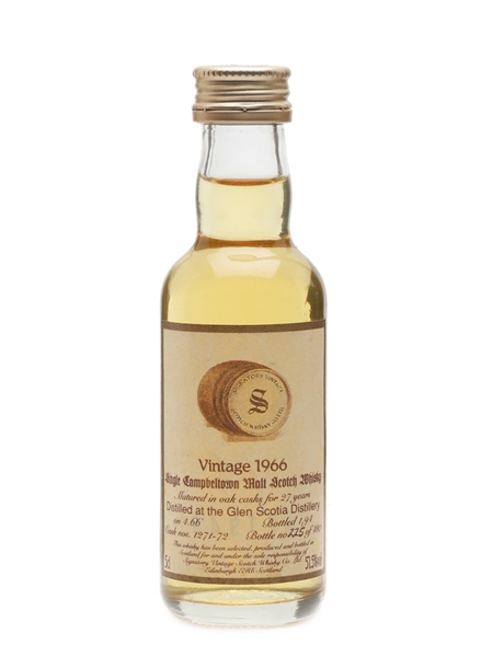 Glen Scotia 1966 27 Year Old Signatory 5cl / 51.5%